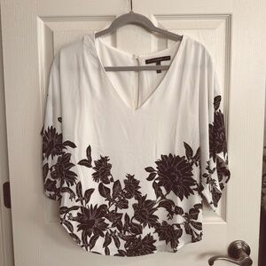 White House Black Market Petite Kimono Sleeve Blouse